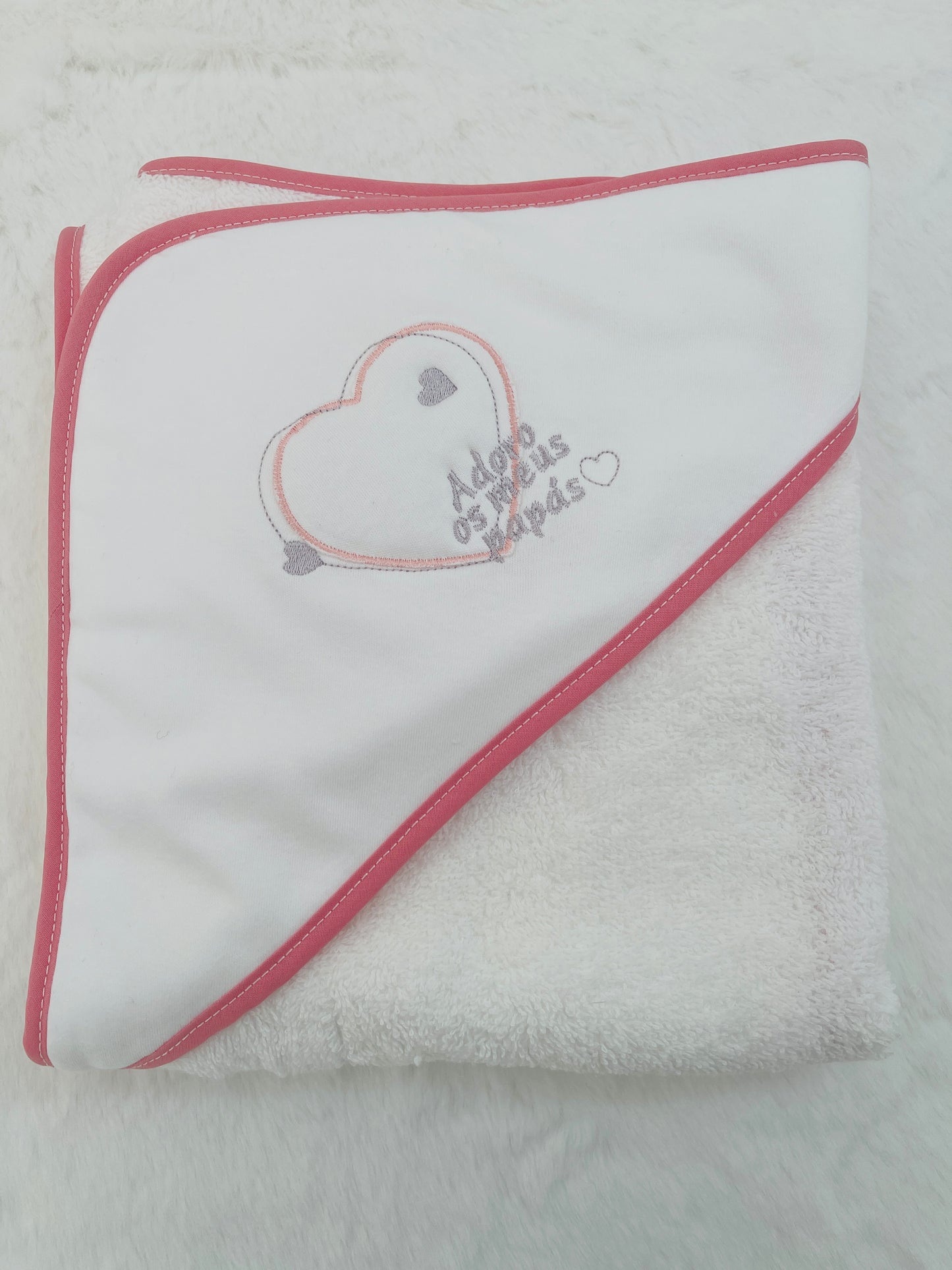 Toalha de banho - Adoro os meus Papás