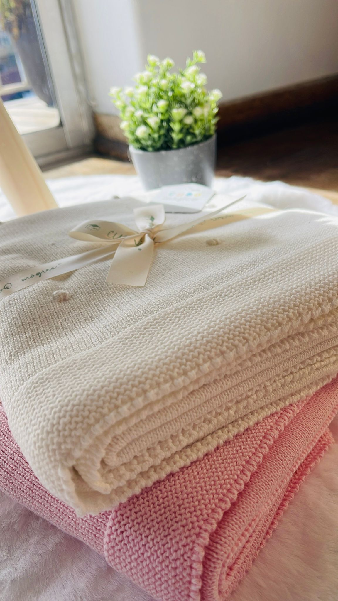 Manta Malha Topinhos